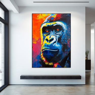 Colorful Gorilla Painting